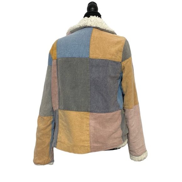 Thick Patchwork Boho Coat S/M - Picture 2 of 15